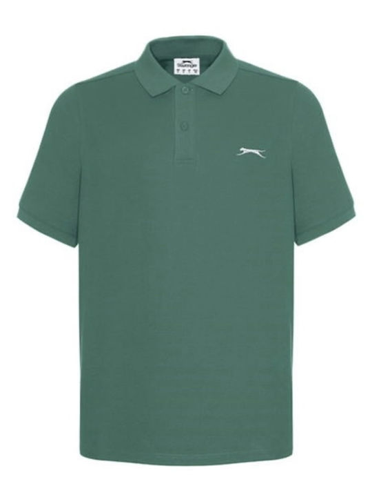 Slazenger Bluza Bărbătească cu Mânecă Scurtă Polo Green