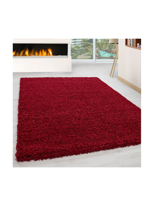 1500 Covor Rectangular Dark Red