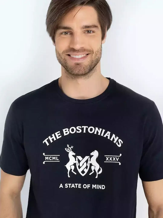 The Bostonians Men's Short Sleeve T-shirt dark blue