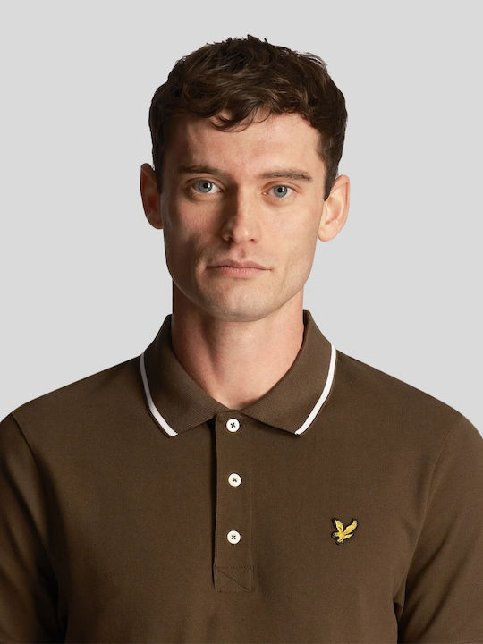 Polo Μπλούζα Κοντομάνικη Olive/white