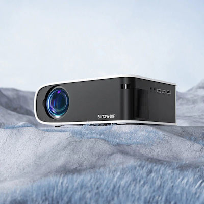 BlitzWolf BW-V6 Projector Full HD Λάμπας LED με Wi-Fi και Ενσωματωμένα Ηχεία Λευκός