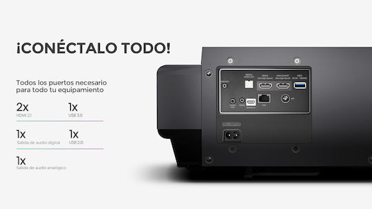 Hisense PX1-PRO 20010958 Projector DLP 4K Ultra HD Laser με Wi-Fi και Ενσωματωμένα Ηχεία