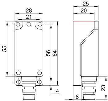 Tracon Electric Buton de comutare cu releu 250V 5A