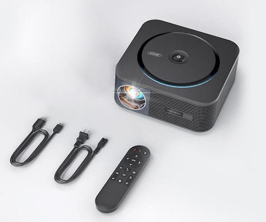 XO FF01 Mini Projector DLP Απλής Λάμπας με Ενσωματωμένα Ηχεία 16.001.0131