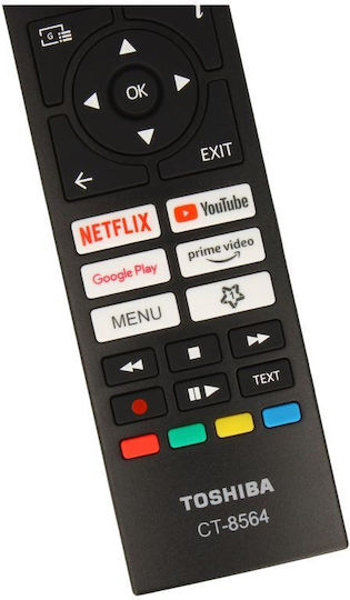 Vestel Συμβατό Τηλεχειριστήριο Dc-282 για Τηλεοράσεις F&U , Finlux , Hitachi , JVC , Telefunken , Toshiba και Turbo-X