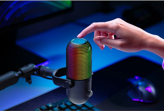 Razer Seiren V3 Chroma Kondensatormikrofon Tischplatte für Gesang