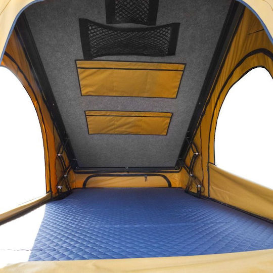 Offlander Triangle Tahat 2.1 Зимна Палатка За Къмпинг За Кола Кафява С Двоен Плат За 2 Човека 210x130x145см