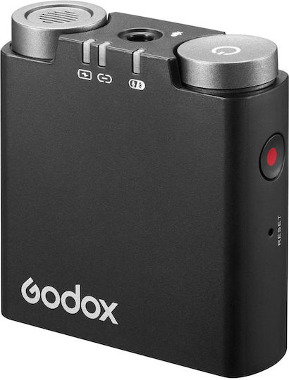 Godox Virso S M2 Σετ Ασύρματο Μικρόφωνο Πέτου, Clip On για Κάμερα (2Tx + 1Rx) για Sony Μηχανές