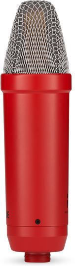 Rode Nt-1 Signature Series Condenser Microphone XLR Shock Mounted for Vocals in Red Color