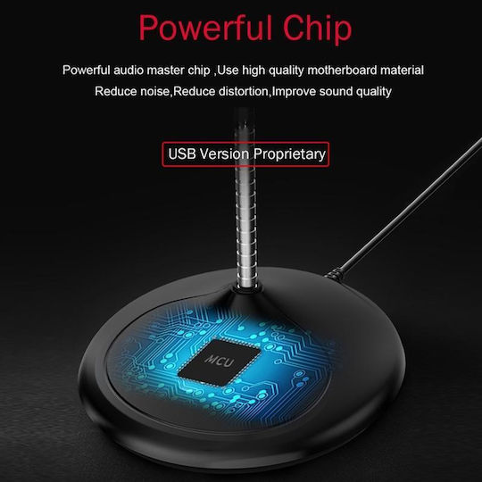 KTV Μικρόφωνο USB Gooseneck σε Λευκό Χρώμα