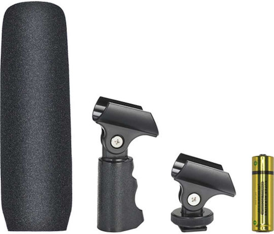 Audio Technica ATR6550x Πυκνωτικό Μικρόφωνο 3.5mm Shock Mounted για Κάμερα