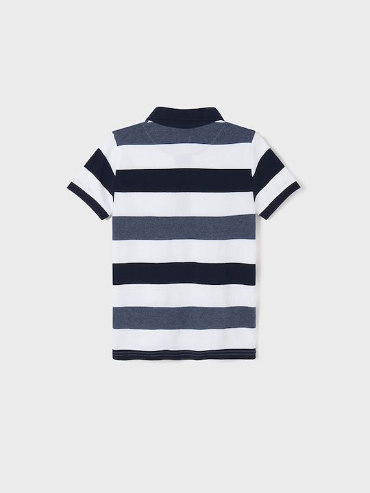 Mayoral Kids Polo Short Sleeve navy blue