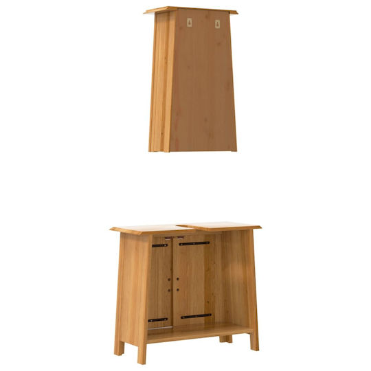 vidaXL Countertop without Sink L70xW32xH63cm Coffee