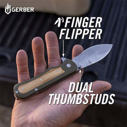 Gerber Джобно ножче Зелен