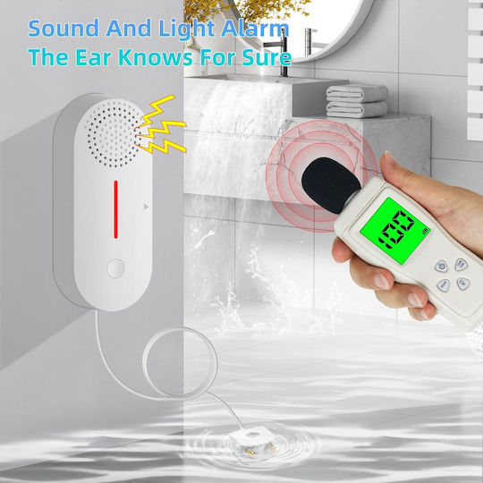 Tuya Wireless Battery Flood Detector Wi-Fi With Cable