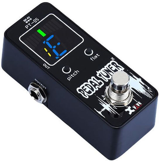 Xvive PT-05 Pedals Tuner Electric Guitar, Electric Bass and Electroacoustic Instruments