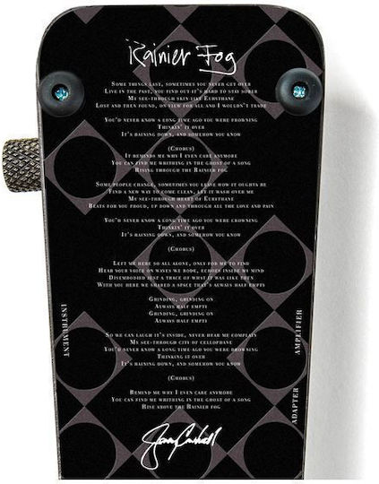 Dunlop JC95B JC95B Πετάλι Effect WahWah Ηλεκτρικής Κιθάρας Jerry Cantrell Signature Ranier Fog Cry Baby