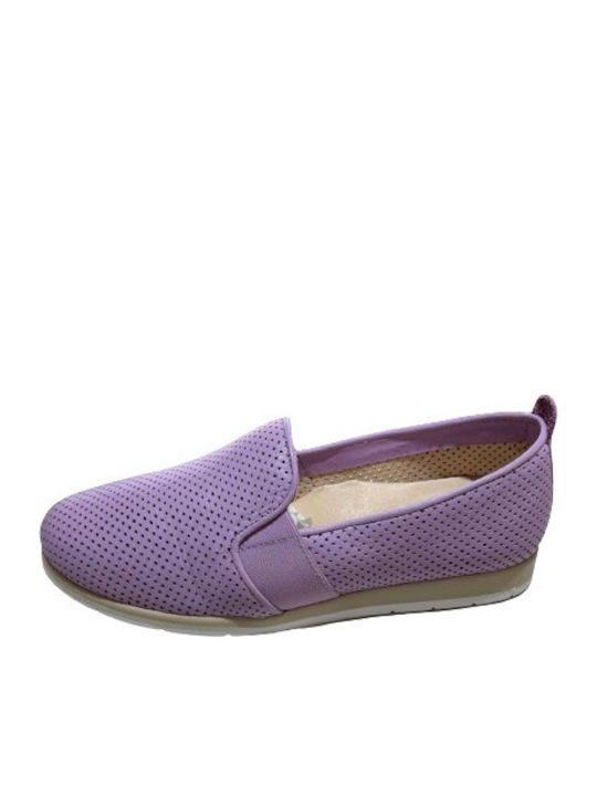 Slip-On-uri Anatomici Pentru Femei De Piele Violet