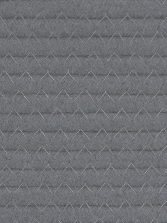 vidaXL Καλάθι Αποθήκευσης Υφασμάτινο Γκρι 28x28x28cm 2τμχ