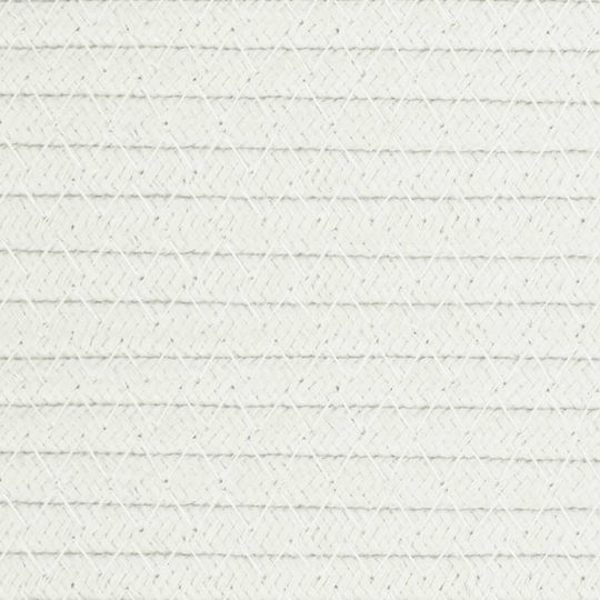 vidaXL Storage Basket Fabric White 38x38x36cm 1pcs