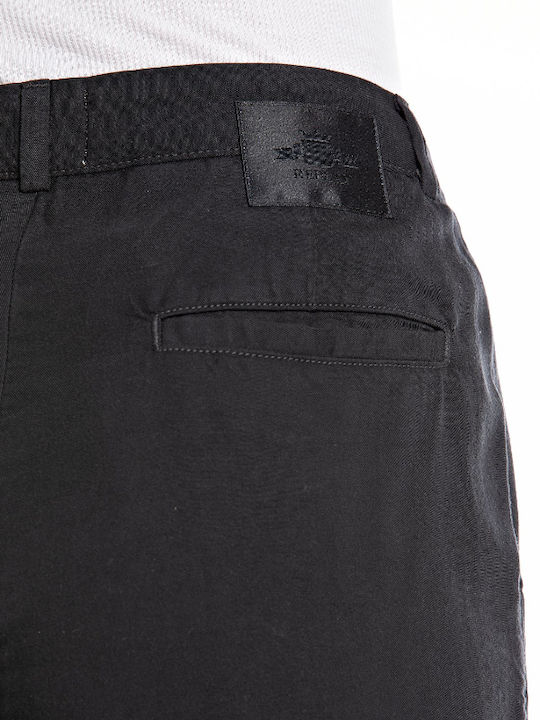 Damen Stoff Hose Black