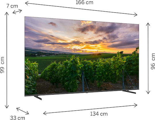 Thomson Smart Τηλεόραση 75" 4K UHD QLED 75QA2S13 HDR (2023)