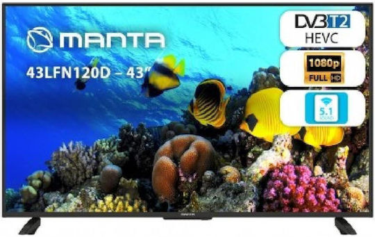Manta Τηλεόραση 39" HD Ready LED 39LHN120TP (2023)