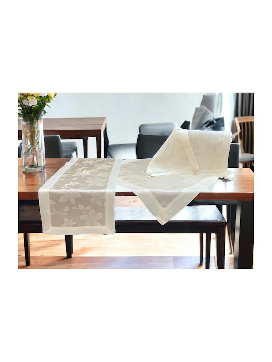 Linea Home Καρέ Τραπεζομάντηλο Σετ 4τμχ Vallery Ζακάρ