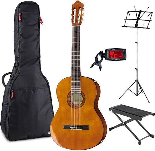 Yamaha C-40II Classical Guitar 4/4 Accessories Bundle Natural