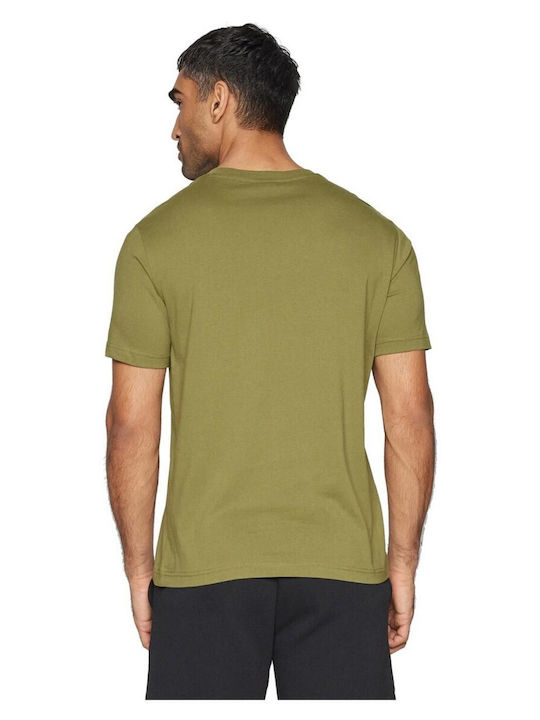 Champion Crewneck Sportliches T-Shirt Khaki