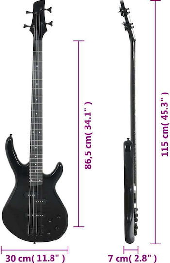 vidaXL Klassisch Gitarre 4/4