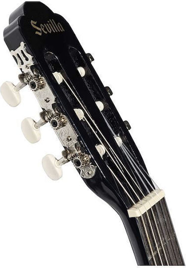 Sevilla Classical Guitar 4/4 Black
