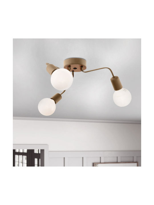 Megapap Metal Ceiling Light with Socket E27 44pcs Gold