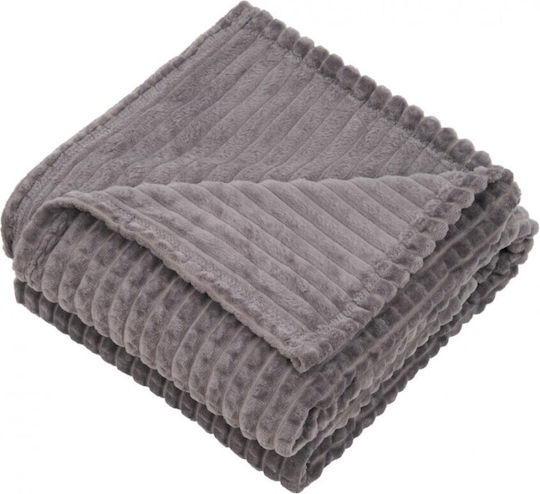 Heinner Decke Vlies Einzel 150x200cm Gray Heinner Decke Vlies Einzel 150x200cm Gray