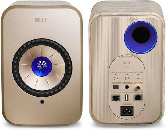 Kef LSX II Αυτοενισχυόμενα Ηχεία με Wi-Fi & Bluetooth 70W Soundwave by Terence Conran Edition