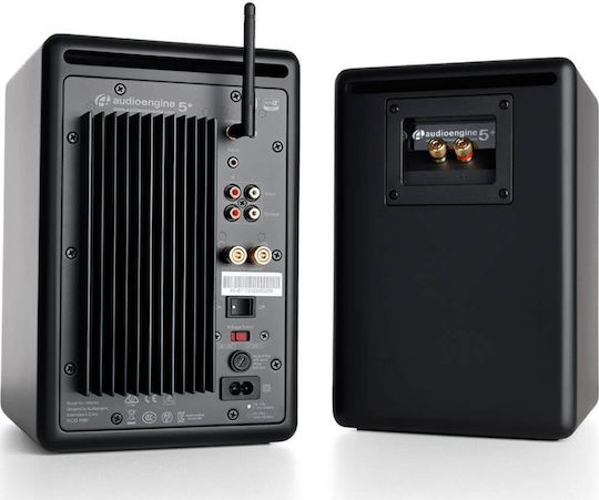 Audioengine A5+ Αυτοενισχυόμενα Ηχεία με Bluetooth 50W (Ζεύγος) Μαύρα