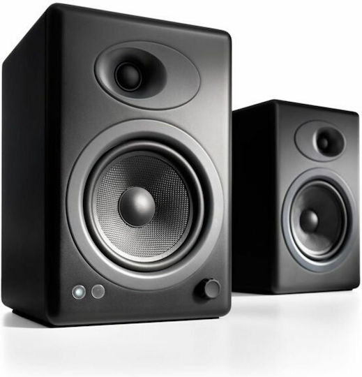 Audioengine A5+ Αυτοενισχυόμενα Ηχεία με Bluetooth 50W (Ζεύγος) Μαύρα