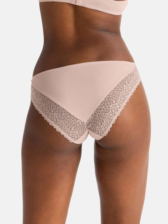 Women's Slip 2Pack with Lace Pink-purple
