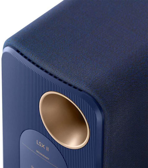 Kef LSX II Αυτοενισχυόμενα Ηχεία με Wi-Fi & Bluetooth 70W Cobalt Blue