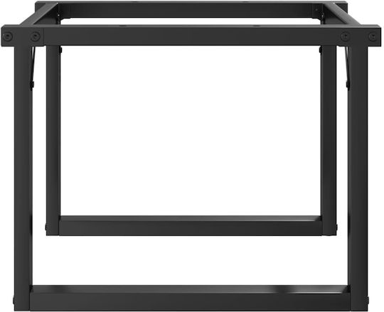 vidaXL Черен Мантеден Крак За Мебели Подходящ За Маса / Малка Маса 60x40x38см