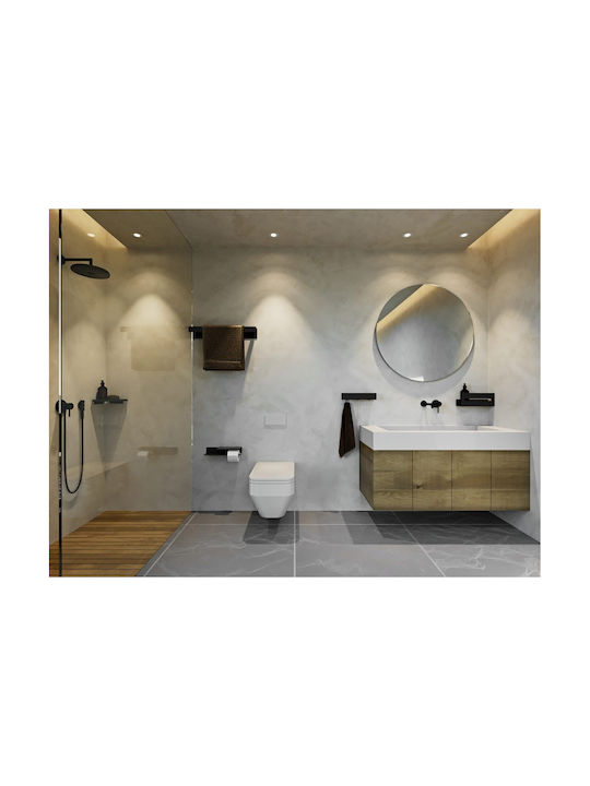 Verdi Wall-mounted Sponge Holder Metallic Black