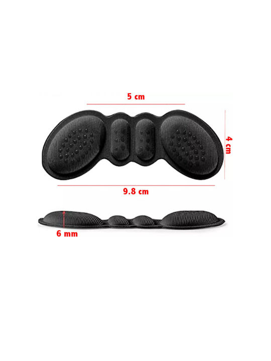 Set 2 Zola Shoe Pads Heel Cushions Universal Black