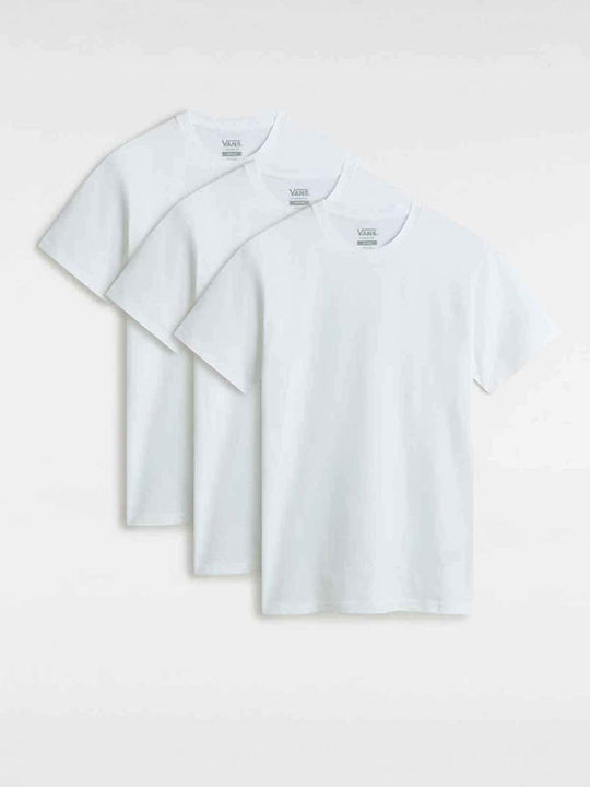 Vans Men's Undershirts Short-sleeved White 3Pack