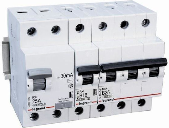 Legrand Ρελέ Ράγας Διαρροής 25A Διπολικό