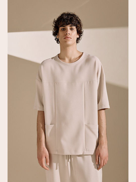 T-shirt Μπεζ