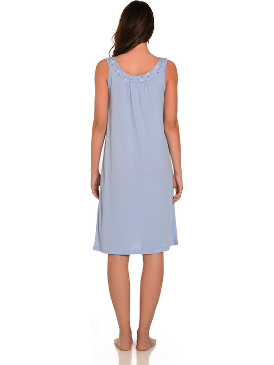 Clio Lingerie Nightgown Maternity Sky Blue