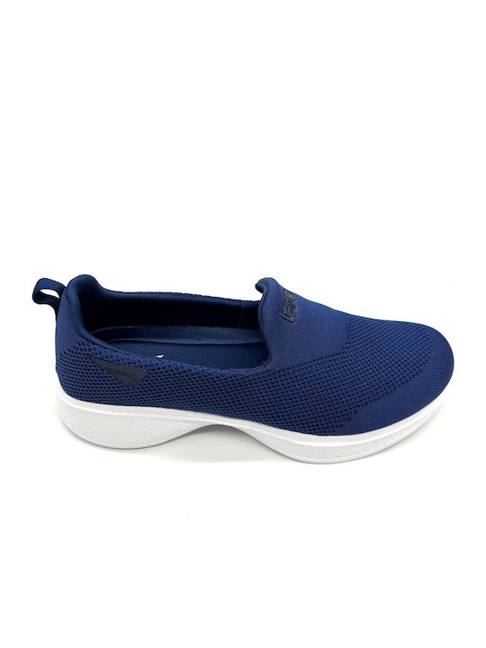 Anatomisch Damen Slip-Ons Marineblau