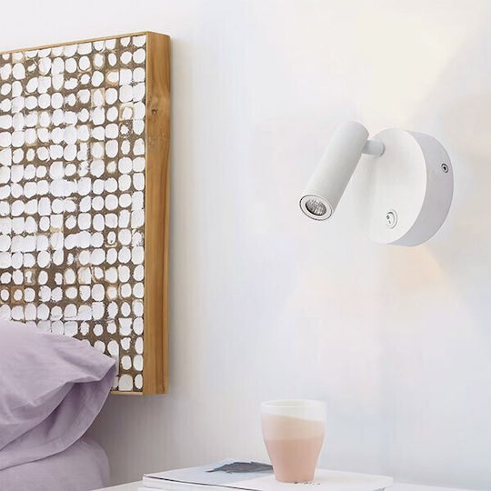 Eurolamp Single LED Warm White Spot in White Color