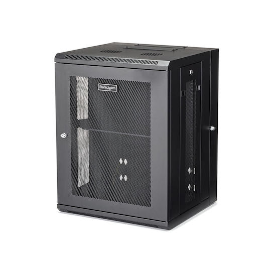 StarTech Επιτοίχια Καμπίνα Rack Μαύρο RK1520WALHM