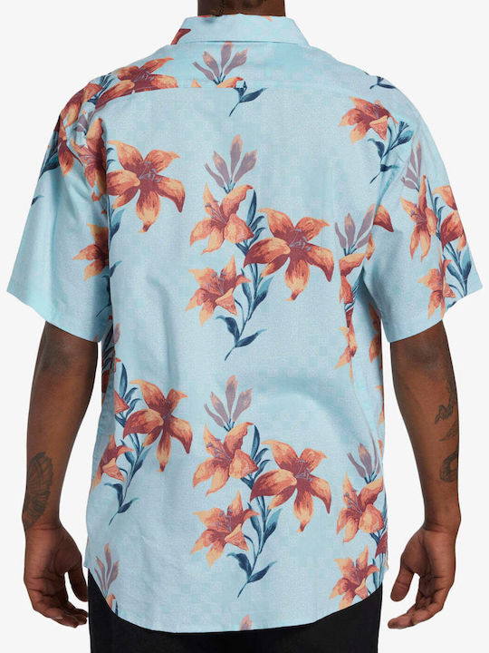Sundays Short-sleeved Cotton Shirt Floral Splash